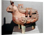 Sacrificial 'hsi-ting' animal figure, from Shucheng, Anhui, Chou Dynasty, 7th-6th century BC by School Chinese