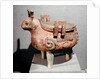 Sacrificial 'hsi-ting' animal figure, from Shucheng, Anhui, Chou Dynasty, 7th-6th century BC by School Chinese