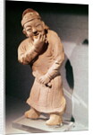 Figurine of an actor whistling by School Chinese