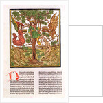 Man between vice and virtue by French School