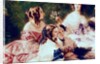 Empress Eugenie and her Ladies in Waiting, detail of the Princess of Essling, the Baroness of Pierres and the Viscountess of Lezay-Marnesia, 1855 by Franz Xaver Winterhalter