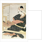 Woman Weaving by Kitagawa Utamaro