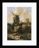 The Moulin de la Galette, Montmartre, 1861 by Antoine Vollon