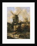 The Moulin de la Galette, Montmartre, 1861 by Antoine Vollon