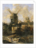 The Moulin de la Galette, Montmartre, 1861 by Antoine Vollon