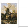 The Moulin de la Galette, Montmartre, 1861 by Antoine Vollon