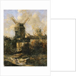 The Moulin de la Galette, Montmartre, 1861 by Antoine Vollon