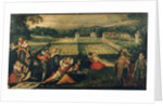 A Picnic in a Park by Flemish School