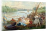 A Regatta at Asnieres during the Second Empire by Antony Paul Emile Morlon