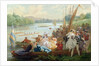 A Regatta at Asnieres during the Second Empire by Antony Paul Emile Morlon