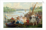 A Regatta at Asnieres during the Second Empire by Antony Paul Emile Morlon