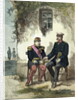 Meeting between Otto von Bismarck and Napoleon III at Donchery, 2nd September 1870 by German School