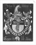 Coat of Arms of Jehan de Villers, Seigneur of Lille Adam, 3rd Chapter of the Order of the Golden Fleece, Dijon, 1430 by Flemish School