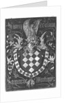 Coat of Arms of Simon de Lalaing Seigneur of Montigny, 1st Chapter of the Order of the Golden Fleece, Lille, 1431 by Flemish School