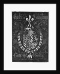 Coat of Arms of Charles de Bourgogne Count of Charolais, 3rd Chapter of the Order of the Golden Fleece, Dijon, 1433 by Flemish School