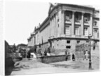Barricade during the Commune of Paris, at the corner of Rue de Rivoli and Place de la Concorde, 1871 by French Photographer