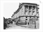 Barricade during the Commune of Paris, at the corner of Rue de Rivoli and Place de la Concorde, 1871 by French Photographer