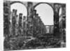 Ruins of the Cour des Comptes during the Commune of Paris, 1871 by French Photographer