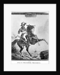 Equestrian portrait of Thomas Alexandre Dumas by French School