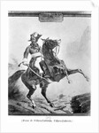 Equestrian portrait of Thomas Alexandre Dumas by French School