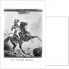 Equestrian portrait of Thomas Alexandre Dumas by French School