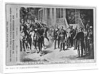Meeting between Emperor Napoleon III and Kaiser Wilhelm I at Bellevue Castle near Sedan on 2nd September 1870 by German School