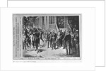 Meeting between Emperor Napoleon III and Kaiser Wilhelm I at Bellevue Castle near Sedan on 2nd September 1870 by German School