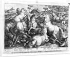 Horses in the wild by Jan van der (1523-1605) (after) Straet