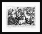 Horses in the wild by Jan van der (1523-1605) (after) Straet