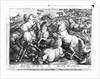 Horses in the wild by Jan van der (1523-1605) (after) Straet