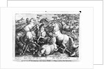 Horses in the wild by Jan van der (1523-1605) (after) Straet