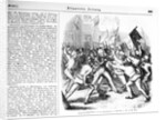 Fight between the Republicans and the members of Parliament at Frankfurt-am-Main on 30th March 1848 by German School