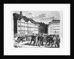 Uprising in Dresden on 6th March 1848 by German School