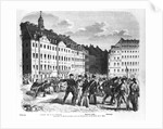 Uprising in Dresden on 6th March 1848 by German School