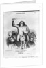Honore de Balzac passing in review his characters by French School