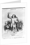 Honore de Balzac passing in review his characters by French School