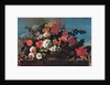 Wicker Basket of Flowers by Jean-Baptiste Belin de Fontenay