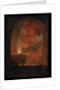 Fire at the Opera of the Palais-Royal, View from the Louvre, 1781 by Hubert Robert