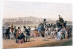 Racecourse at the Bois de Boulogne by Eugene Charles Francois Guerard