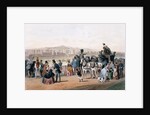 Racecourse at the Bois de Boulogne by Eugene Charles Francois Guerard