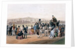 Racecourse at the Bois de Boulogne by Eugene Charles Francois Guerard