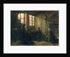 Women Fraying Linen, Honfleur, 1877 by Adolphe-Felix Cals