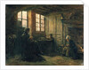 Women Fraying Linen, Honfleur, 1877 by Adolphe-Felix Cals
