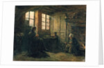 Women Fraying Linen, Honfleur, 1877 by Adolphe-Felix Cals