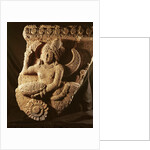 Relief depicting Dampati, Mauryan by Indian School