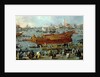 The Departure of the 'Bucentaur' Towards the Venice Lido on Ascension Day by Francesco Guardi