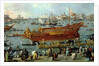 The Departure of the 'Bucentaur' Towards the Venice Lido on Ascension Day by Francesco Guardi