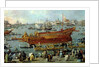The Departure of the 'Bucentaur' Towards the Venice Lido on Ascension Day by Francesco Guardi