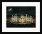 Illuminated Fountain Display in the Bassin de Neptune in Honour of Prince Francisco de Assisi de Bourbon 21st August 1864 by Eugene-Louis Lami