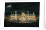 Illuminated Fountain Display in the Bassin de Neptune in Honour of Prince Francisco de Assisi de Bourbon 21st August 1864 by Eugene-Louis Lami